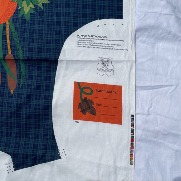 Dream Spinners Vintage harvest vest fabric sewing pattern - Picture 5 of 8